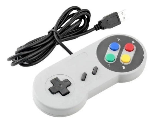 Control Joystick Tipo Snes Usb Arcade Es